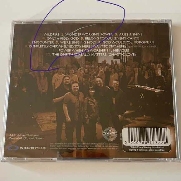 Here Be Lions “Only A Holy God” CD New Old Stock Factory Sealed - Picture 3 of 3